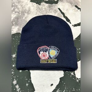 FDNY/NYPD beanie hat